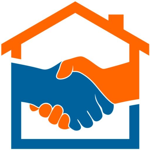 Janus Pest Management logo – trusted handshake and home protection symbol for local pest control services