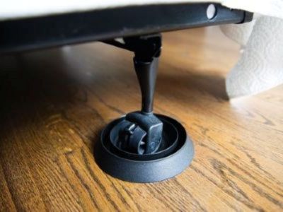 Bed bug interceptor monitor installed under bed leg for post-treatment detection