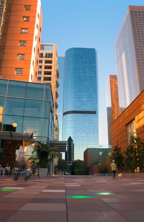 Downtown Los Angeles Class-A commercial towers — Janus Pest Management provides professional cockroach control services for DTLA high-rise properties